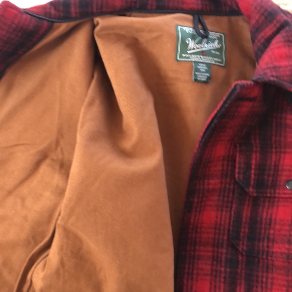 WOOLRICH JACKET RED AND BLACK PLAID WOOL JACKET LIKE NEW! PRISTINE MEN'S M - Picture 8 of 13